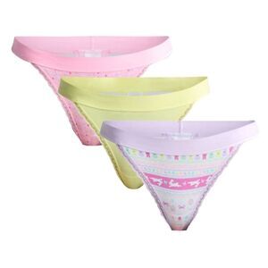 Easter Women's Thong Panties with Lace Trim from Way to Celebrate,Size XXL(20)